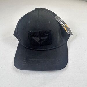 Condor Mesh Tactical Cap Black We The People Patch Hat 161080-002 L/XL NEW